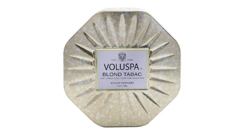Voluspa 3 Wick Octagon Tin Candle - Blond Tabac - 340g/12oz Voluspa 3 Wick Octagon Tin Candle - Blond Tabac - 340g/12oz