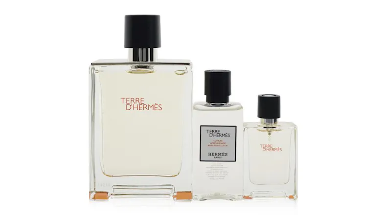Hermes Terre D'Hermes Coffret: Eau De Toilette Spray 100ml + Eau De Toilette Spray 12.5ml + After-Shave Lotion 40ml - 3pcs Hermes Terre D'Hermes Coffret: Eau De Toilette Spray 100ml + Eau De Toilette Spray 12.5ml + After-Shave Lotion 40ml - 3pcs
