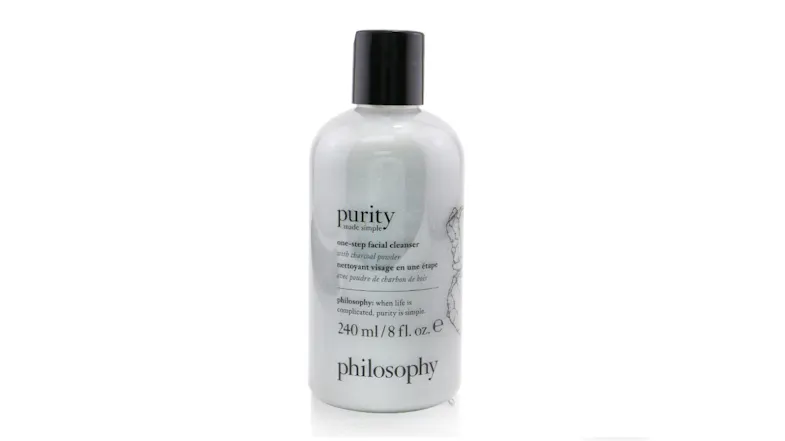 Philosophy Purity Made Simple - One Step Facial Cleanser with Charcoal Powder (Normal to Dry Skin) - 240ml/8oz Philosophy Purity Made Simple - One Step Facial Cleanser with Charcoal Powder (Normal to Dry Skin) - 240ml/8oz