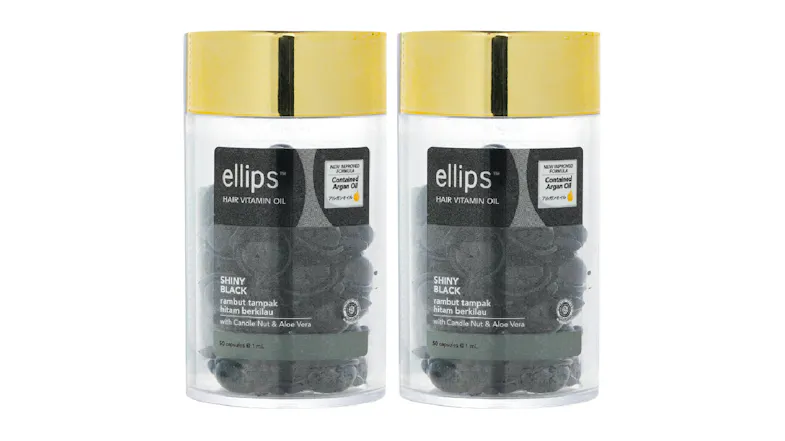 Ellips Hair Vitamin Oil - Shiny Black - 2x50capsules Ellips Hair Vitamin Oil - Shiny Black - 2x50capsules