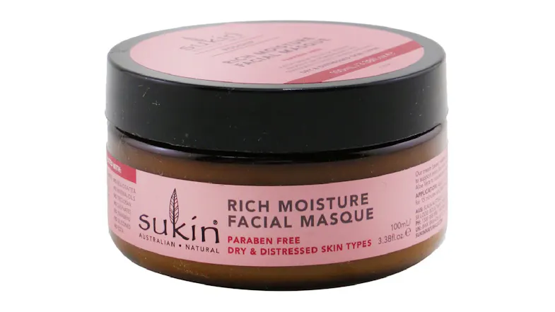 Sukin Rosehip Rich Moisture Facial Masque (Dry & Distressed Skin Types) - 100ml/3.38oz Sukin Rosehip Rich Moisture Facial Masque (Dry & Distressed Skin Types) - 100ml/3.38oz