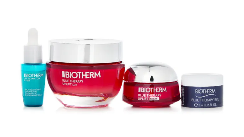 Biotherm Blue Therapy Red Algae Uplift Set - 4pcs+1pouch Biotherm Blue Therapy Red Algae Uplift Set - 4pcs+1pouch