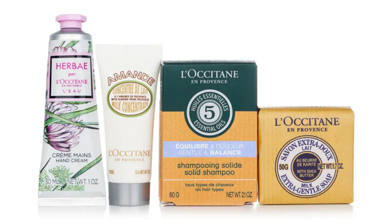L'Occitane Les Essentiels Set - 4pcs+ 1bag L'Occitane Les Essentiels Set - 4pcs+ 1bag