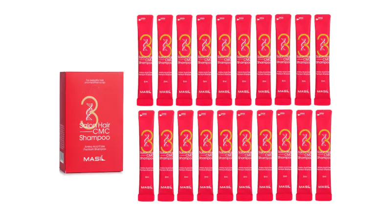 Masil 3 Salon Hair CMC Revitalizing Shampoo With Amino Acid Care Premium Shampoo - 20x8ml Masil 3 Salon Hair CMC Revitalizing Shampoo With Amino Acid Care Premium Shampoo - 20x8ml