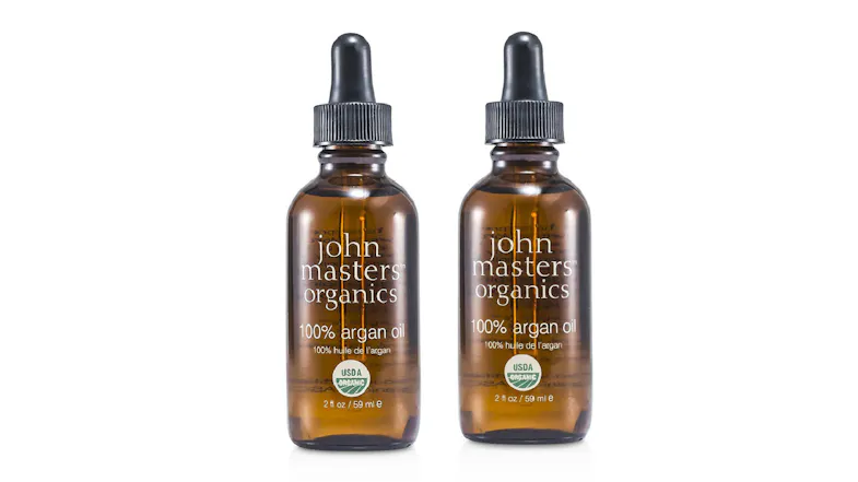 John Masters Organics 100% Argan Oil AO Duo Pack - 2x59ml/2oz John Masters Organics 100% Argan Oil AO Duo Pack - 2x59ml/2oz