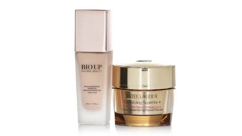Estee Lauder Revitalizing Supreme + Global Anti-Aging Cell Power Creme 50ml (Free: Natural Beauty BIO UP Rose Collagen Foundation SPF50 35ml) - 2pcs Estee Lauder Revitalizing Supreme + Global Anti-Aging Cell Power Creme 50ml (Free: Natural Beauty BIO UP Rose Collagen Foundation SPF50 35ml) - 2pcs