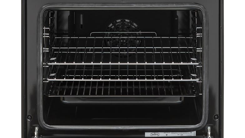 Belling 60cm Dual Fuel Freestanding Oven with Gas Cooktop - Black (BFS60SCDF)
