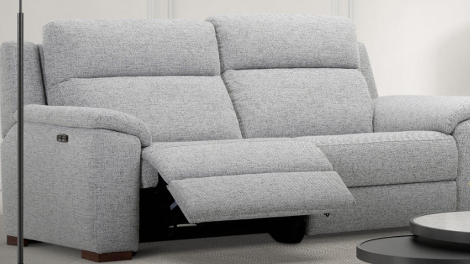 Hatfield 3 Seater Fabric Electric Recliner Sofa