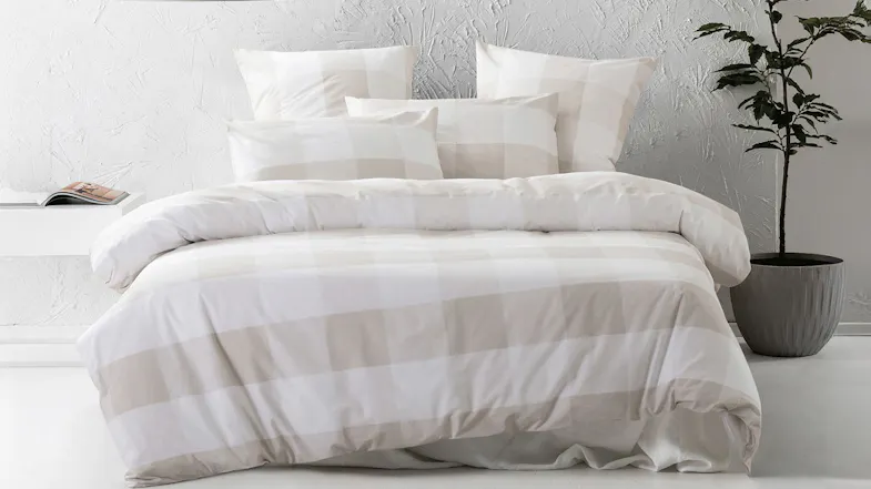 Alec Taupe Duvet Cover Set by Nu Edition Alec Taupe Duvet Cover Set by Nu Edition