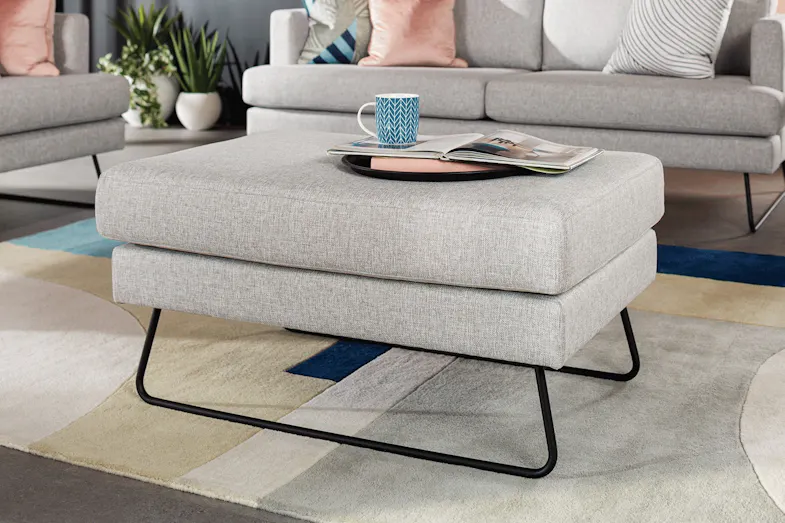 Aubyn Fabric Ottoman Aubyn Fabric Ottoman