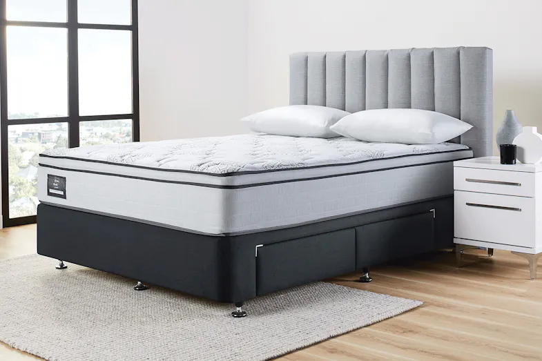 Conforma Classic Medium Super King Bed With Drawer Base by King Koil Conforma Classic Medium Super King Bed With Drawer Base by King Koil