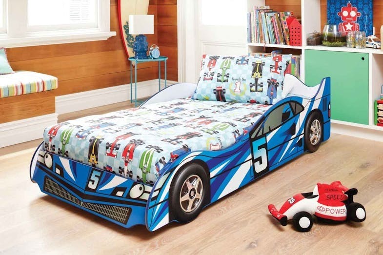Dixon Car Bed Frame by Nero Furniture - Blue