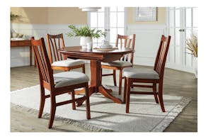 Waihi 5 Piece Oval Extension Dining Suite