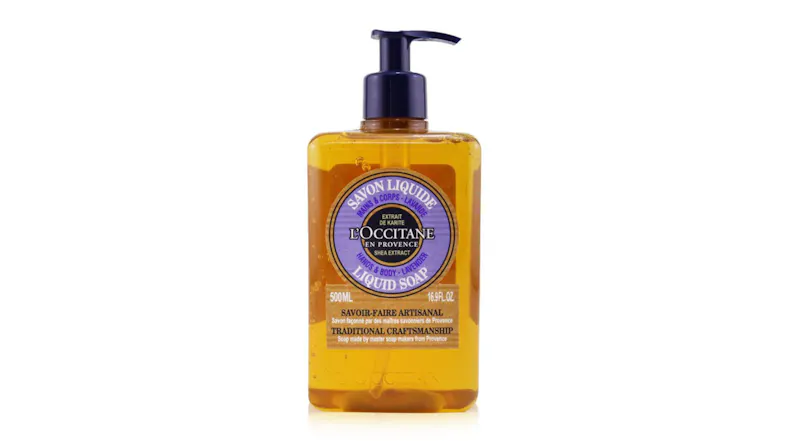L'Occitane Lavender Liquid Soap For Hands and Body - 500ml/16.9oz L'Occitane Lavender Liquid Soap For Hands and Body - 500ml/16.9oz