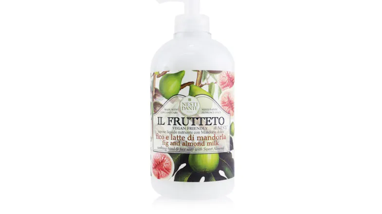 Nesti Dante Il Frutteto Soothing Hand and Face Soap With Sweet Almond - Fig And Almond Milk - 500ml/16.9oz Nesti Dante Il Frutteto Soothing Hand and Face Soap With Sweet Almond - Fig And Almond Milk - 500ml/16.9oz