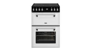 Belling 60cm Freestanding Oven with Induction Cooktop - White (Mini Richmond/BMR60DOINDW)