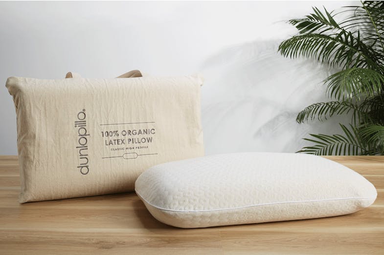 Dunlopillo Organic Latex Classic High Profile Pillow Dunlopillo Organic Latex Classic High Profile Pillow