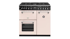 Belling 90cm Dual Fuel Freestanding Oven with Gas Cooktop - Dusty Pink (Colour Boutique/BRD900DFDP)