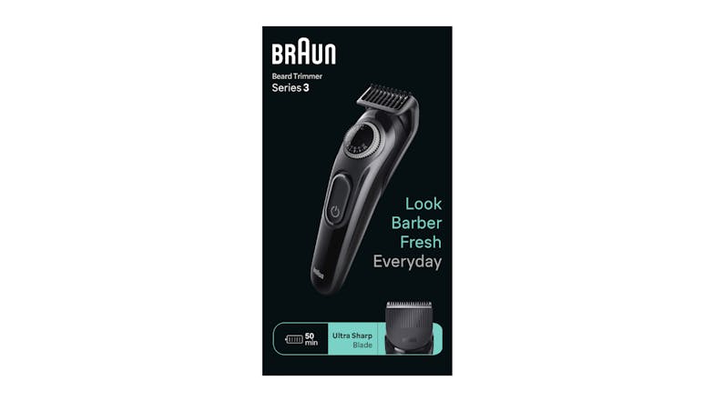 Braun Series 3 Beard Trimmer - Grey (BT3420)