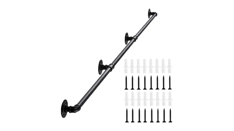 Kmall DIY Industrial Pipe Design Stairway Handrail 310cm Kmall DIY Industrial Pipe Design Stairway Handrail 310cm