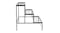 Kmall 3-Tier Stepped Wire Plant Stand - Black Kmall 3-Tier Stepped Wire Plant Stand - Black