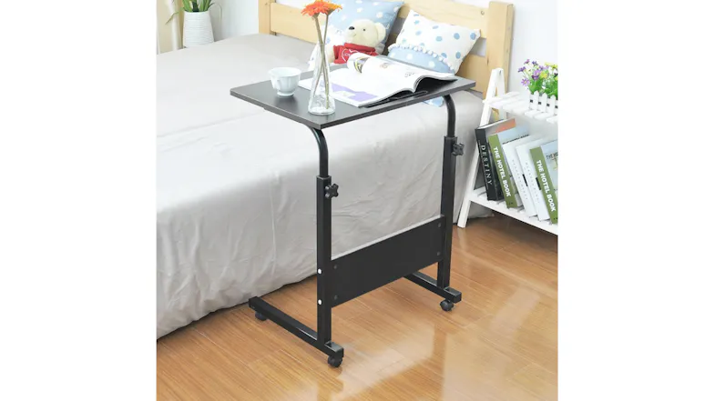 Kmall Rolling Adjustable Laptop Desk - Black Kmall Rolling Adjustable Laptop Desk - Black