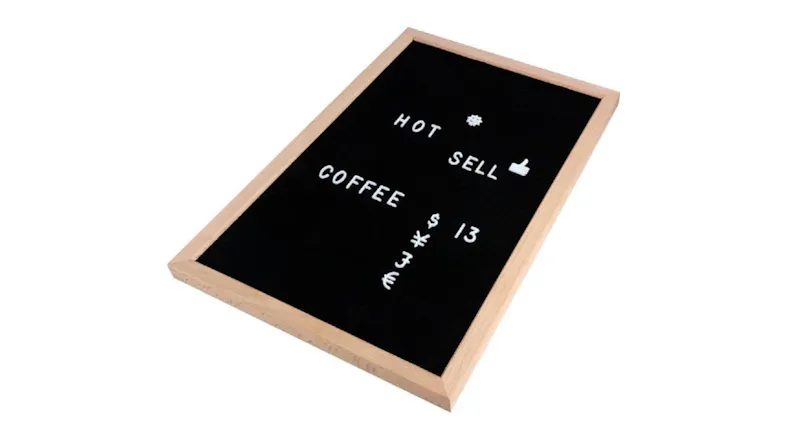 Kmall Felt Letter Board with 370 Letters Kmall Felt Letter Board with 370 Letters