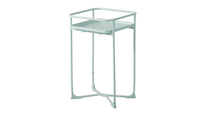 Kmall Modern Square Metal Frame Sidetable - Mint Kmall Modern Square Metal Frame Sidetable - Mint