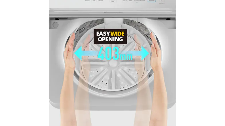 Panasonic 7kg Top Loading Washing Machine with 7 Programs - Grey (NA-F70A9HNZ) Panasonic 7kg Top Loading Washing Machine with 7 Programs - Grey (NA-F70A9HNZ)