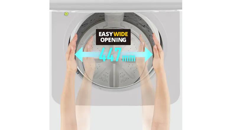 Panasonic 8.5kg 6 Program Top Loading Washing Machine - Grey (NA-F85AR1HNZ) Panasonic 8.5kg 6 Program Top Loading Washing Machine - Grey (NA-F85AR1HNZ)