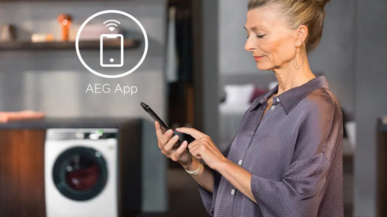 AEG 9kg Smart Heat Pump Condenser Dryer with 12 Programs - White (T959M6ORS) AEG 9kg Smart Heat Pump Condenser Dryer with 12 Programs - White (T959M6ORS)