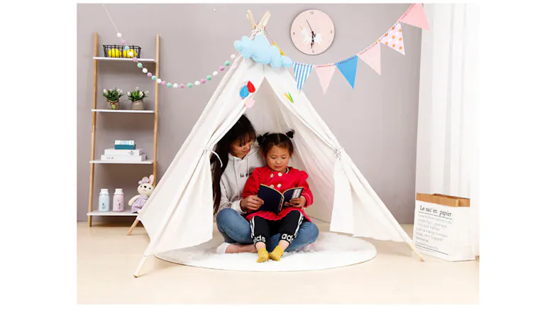 Kmall Children's Cloth Teepee Play Tent Kmall Children's Cloth Teepee Play Tent