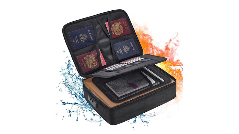 Kmall 3-Tier Disaster-Proof Document Organiser with Combination Lock Kmall 3-Tier Disaster-Proof Document Organiser with Combination Lock