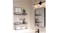 Kmall Floating Shelves with Wire Basket 2pcs. - Dark Wood Kmall Floating Shelves with Wire Basket 2pcs. - Dark Wood