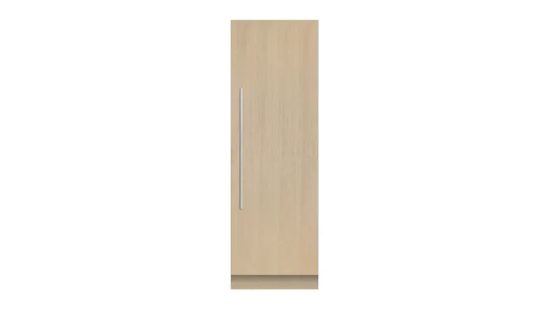 A view of the Fisher & Paykel Series 9 306L Single Door Triple Zone Smart Integrated Vertical Fridge A view of the Fisher & Paykel Series 9 306L Single Door Triple Zone Smart Integrated Vertical Fridge