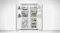 A view of the fridge and its compatible freezer with both doors opened A view of the fridge and its compatible freezer with both doors opened