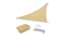 Kmall Shade Sail Triangle 3 x 3 x 3m - Sand Kmall Shade Sail Triangle 3 x 3 x 3m - Sand