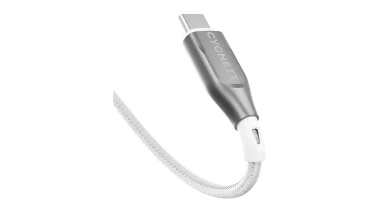 Cygnett Armoured USB-C to USB-C Cable 3m - White (CY4679PCTYC) Cygnett Armoured USB-C to USB-C Cable 3m - White (CY4679PCTYC)