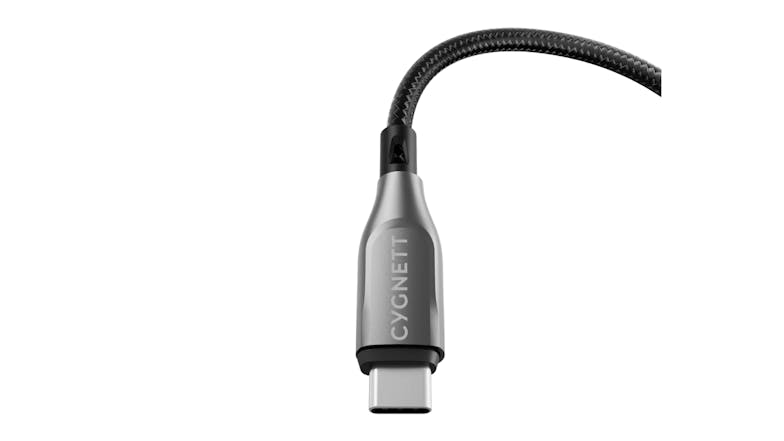 Cygnett Armoured USB-C to USB-A Cable 1m - Black (CY4681PCUSA)