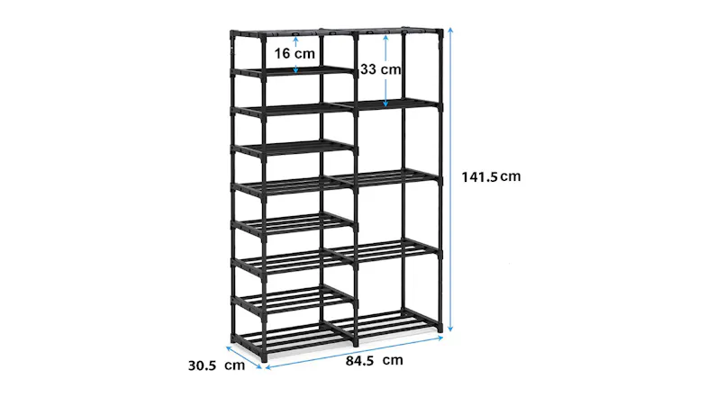 Kmall Multi-Tiered Shoe Rack 84.5 x 141.5cm Kmall Multi-Tiered Shoe Rack 84.5 x 141.5cm