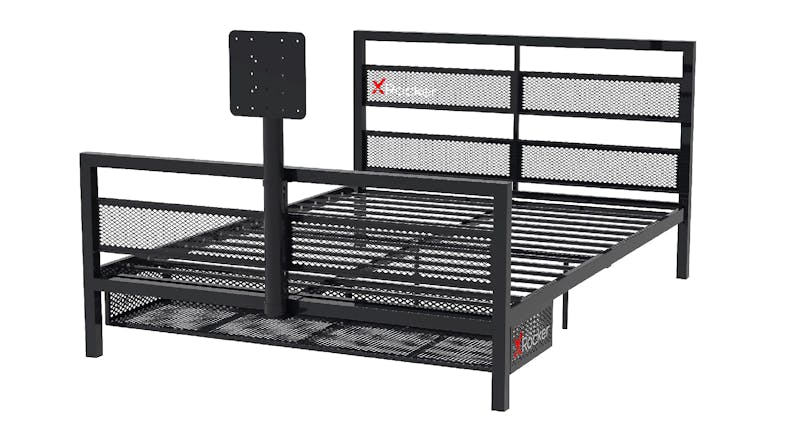 X Rocker Basecamp Gaming Bed Frame with TV Mount, Storage Double - Black X Rocker Basecamp Gaming Bed Frame with TV Mount, Storage Double - Black