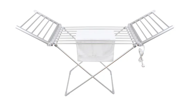 Lenoxx Folding Free-Standing Electric Heated Laundry Rack 230W - White Lenoxx Folding Free-Standing Electric Heated Laundry Rack 230W - White