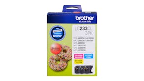 Brother LC233CL3PK Colour Ink Cartridge - 3 Pack