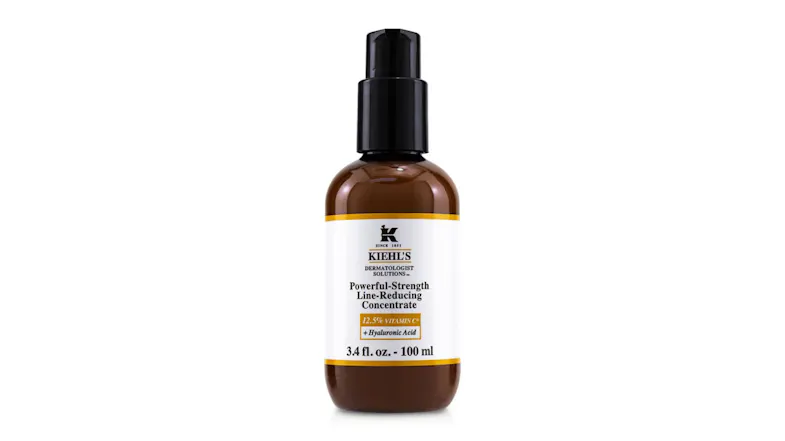 Kiehl's Dermatologist Solutions Powerful-Strength Line-Reducing Concentrate (With 12.5% Vitamin C + Hyaluronic Acid) - 100ml/3.4oz Kiehl's Dermatologist Solutions Powerful-Strength Line-Reducing Concentrate (With 12.5% Vitamin C + Hyaluronic Acid) - 100ml/3.4oz