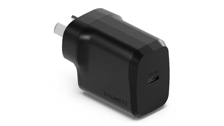 Cygnett Powerplus 25W USB-C Wall Charger - Black (CY4735PDWCH) Cygnett Powerplus 25W USB-C Wall Charger - Black (CY4735PDWCH)