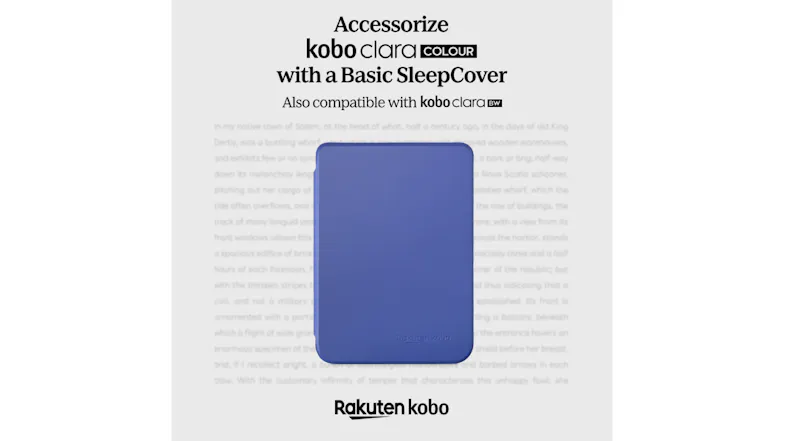 Kobo SleepCover Case for Kobo Clara 6" eReader - Cobalt Blue (N365-AC-BL-O-PU) Kobo SleepCover Case for Kobo Clara 6" eReader - Cobalt Blue (N365-AC-BL-O-PU)