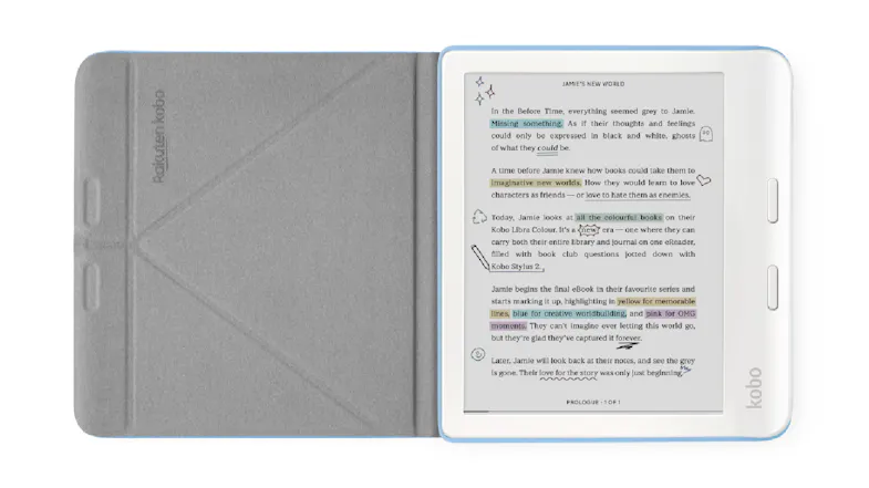 Kobo SleepCover Case for Kobo Libra 7" eReader - Dusk Blue (N428-AC-BL-E-PU) Kobo SleepCover Case for Kobo Libra 7" eReader - Dusk Blue (N428-AC-BL-E-PU)