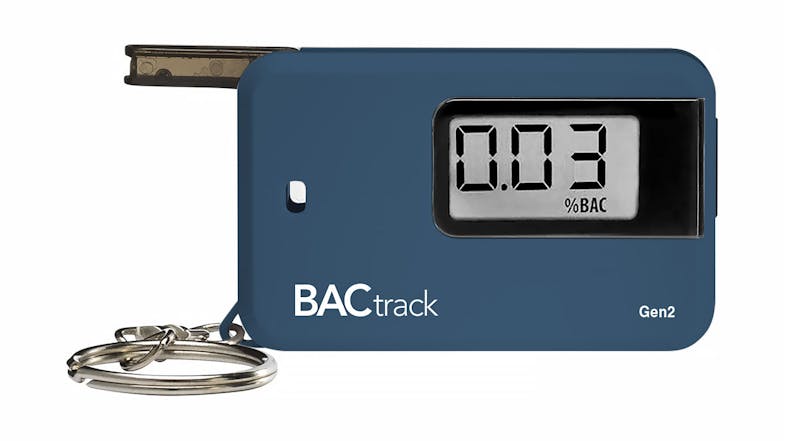 BACtrack Go (2nd Gen) Breathalyzer with Keychain - Blue BACtrack Go (2nd Gen) Breathalyzer with Keychain - Blue
