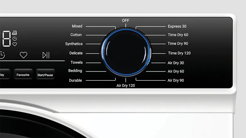 Haier 7kg 15 Program Sensor Vented Dryer - White (HDV70AWW1) Haier 7kg 15 Program Sensor Vented Dryer - White (HDV70AWW1)