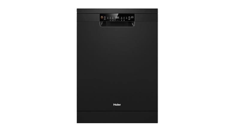 Haier 15 Place Setting 6 Program Freestanding Dishwasher - Black (HDW15F2B1)